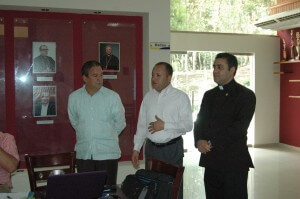 Mamerto Valerio, Florencio de la Cruz y padre Isaac García